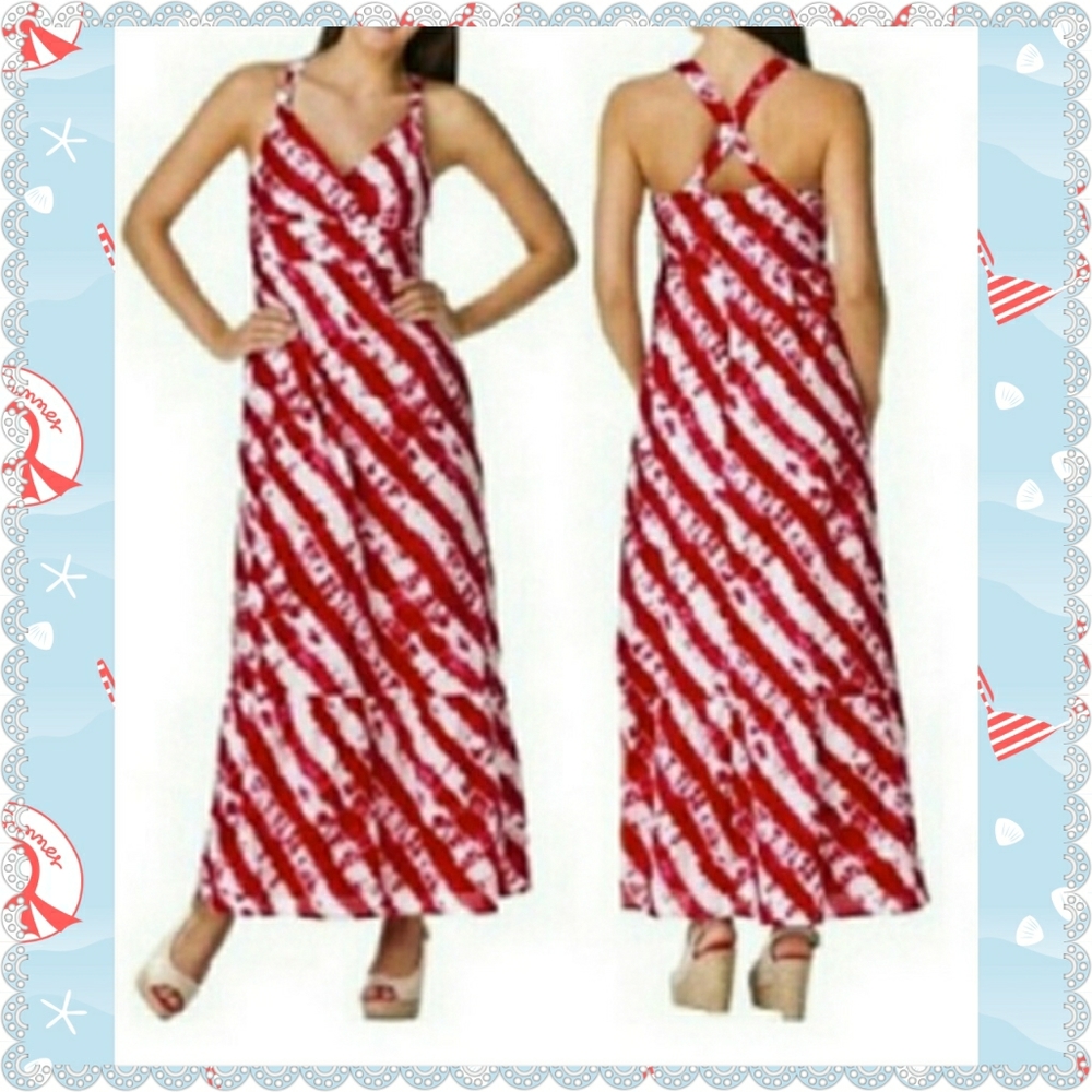 CALYPSO ST. BARTH FOR TARGET TIE DYED DRESS-SIZE 8